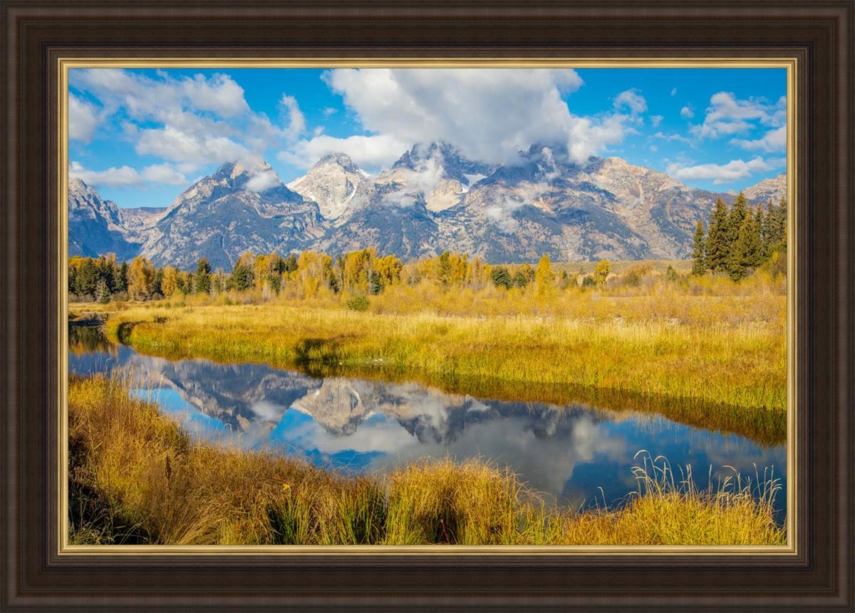 Autumn Splendor Large Wall Art - Fall Landscape Canvas Print - Home & Office Decor for Living Room, Bedroom, Entryway