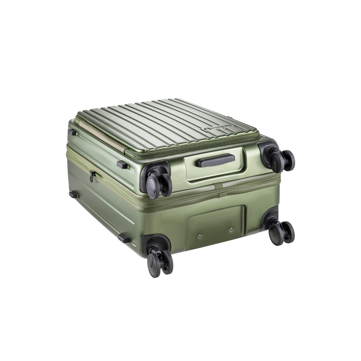 Daycrown 8528 Expandable Carry-On Luggage with Hinomoto Silent Wheels - Lightweight Spinner Suitcase for Travel, Business & Vacation - TSA Lock & Front Opening Design