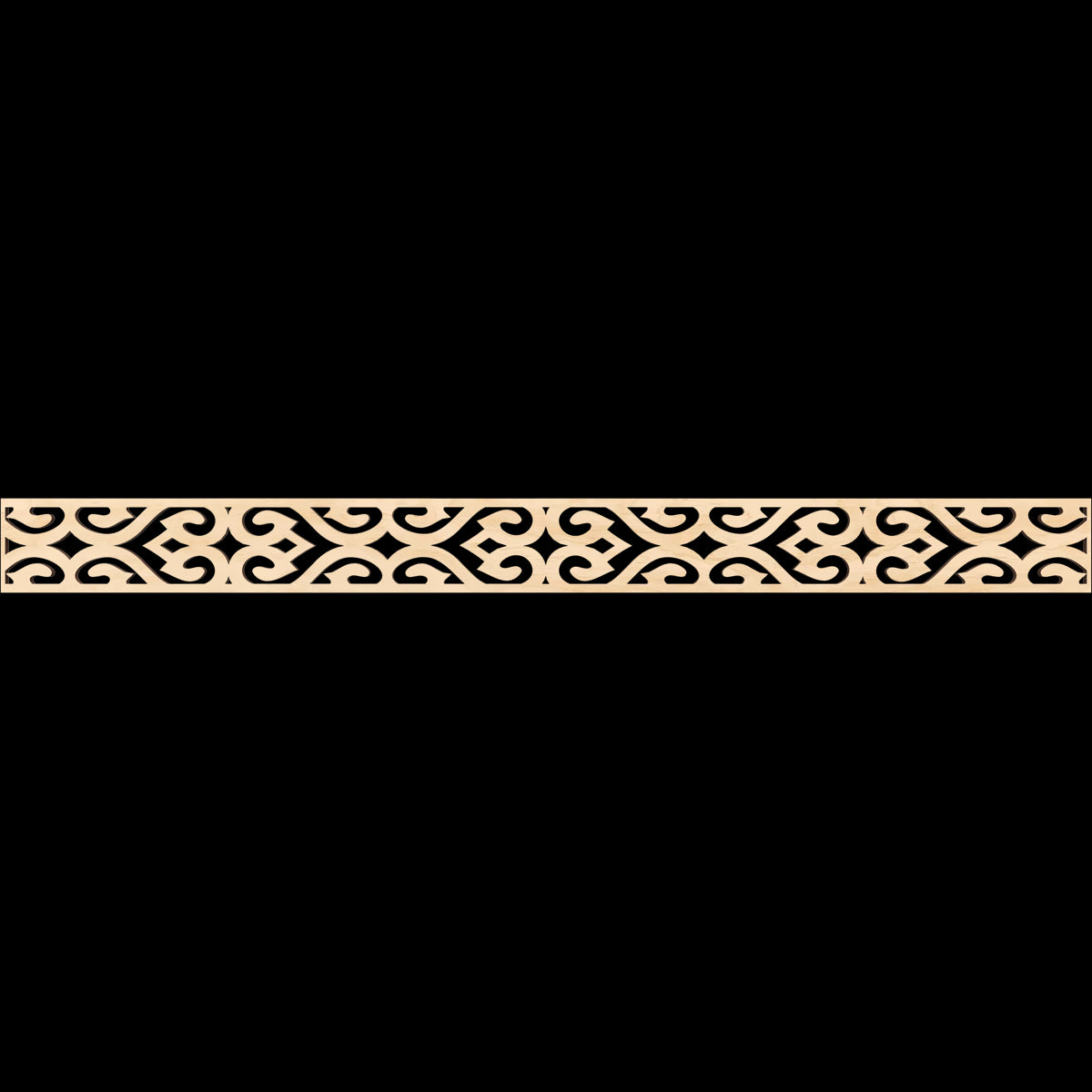 Keene Fretwork Moulding - Decorative Wood Trim for Home & Furniture | Perfect for DIY Projects, Wall Paneling and Cabinet Accents