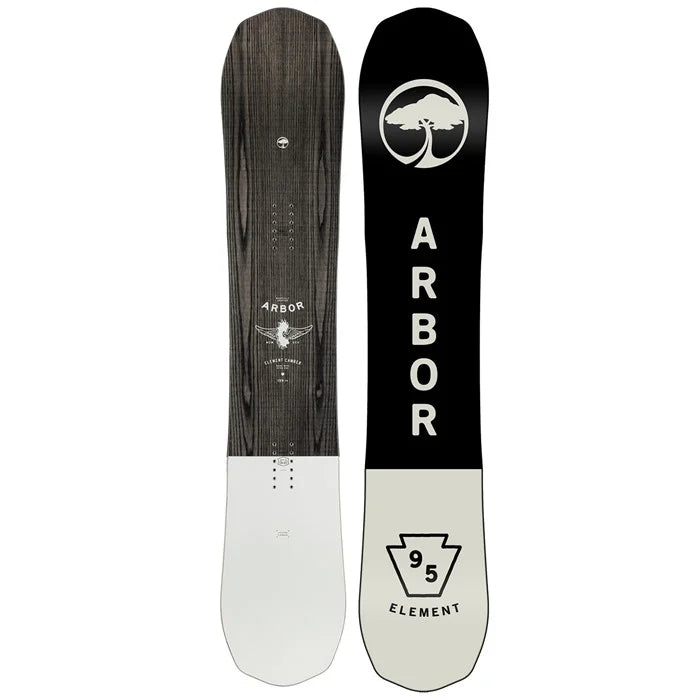 Arbor Element Camber Snowboard 2023 - B Grade | All-Mountain Freestyle Snowboard for Men & Women | Perfect for Powder, Park & Backcountry Riding