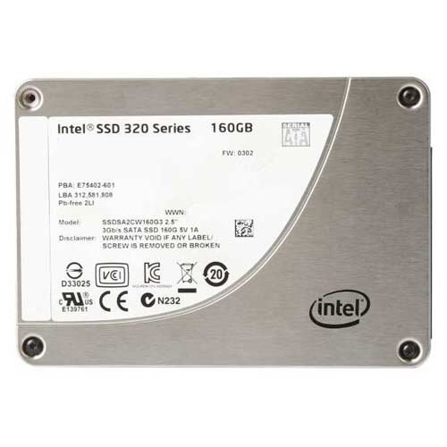 Refurbished Intel 320 Series 160GB SSD 2.5