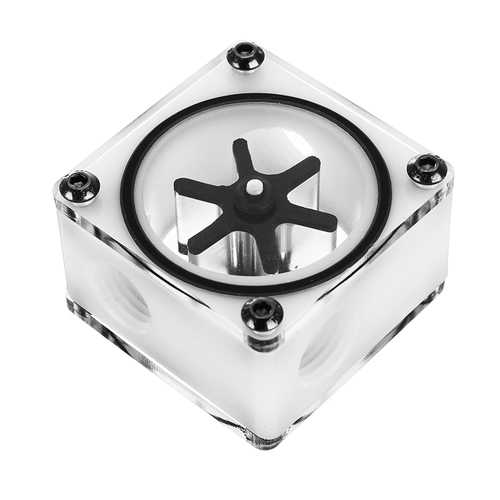 G1/4 Internal Thread 3-Way Water Cooling Flow Meter - Accurate Liquid Flow Measurement for PC Cooling Systems & Industrial Applications