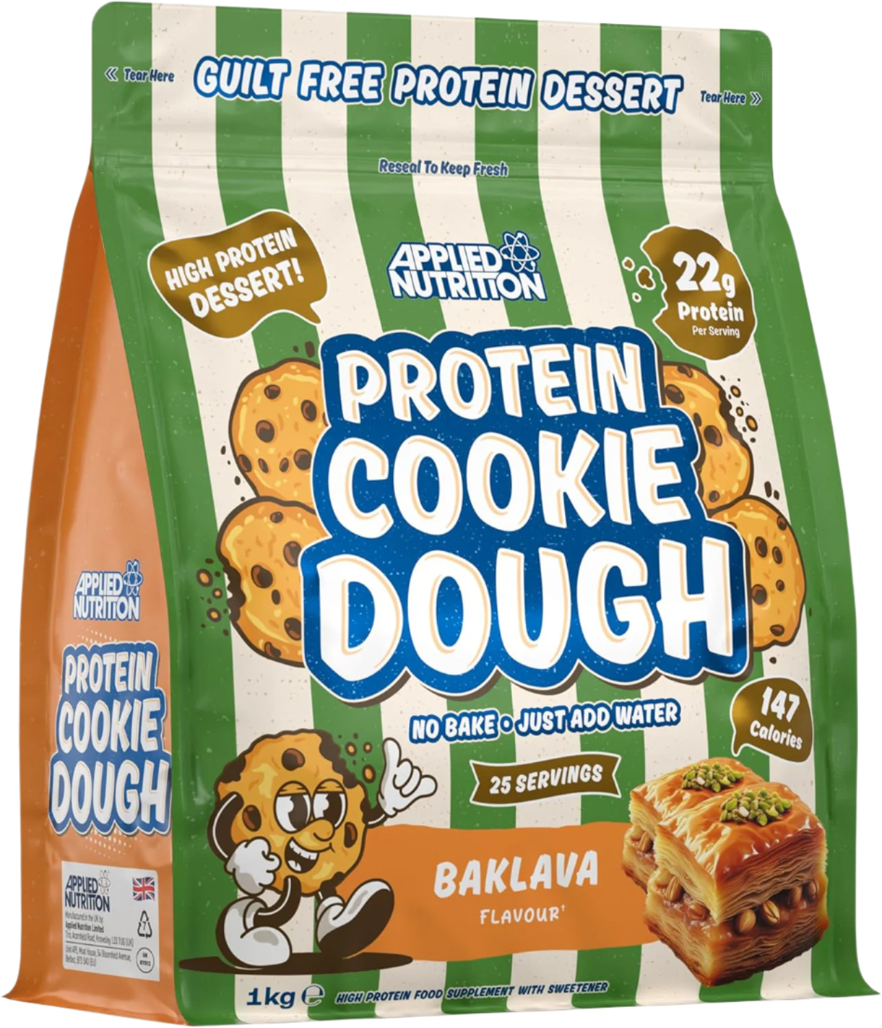 Applied Nutrition Protein Cookie Dough 1kg - High Protein Snack for Fitness & Weight Loss | Perfect for Post-Workout Recovery & Healthy Dessert