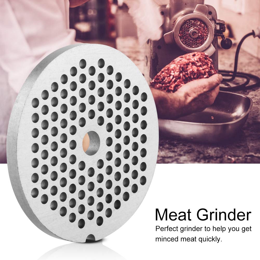 Professional Alloy Meat Grinder Knife & Mincer Plate Disc - 3mm Holes Replacement Accessory for Grinders - Perfect for Home Kitchens, Butcher Shops & Food Processing