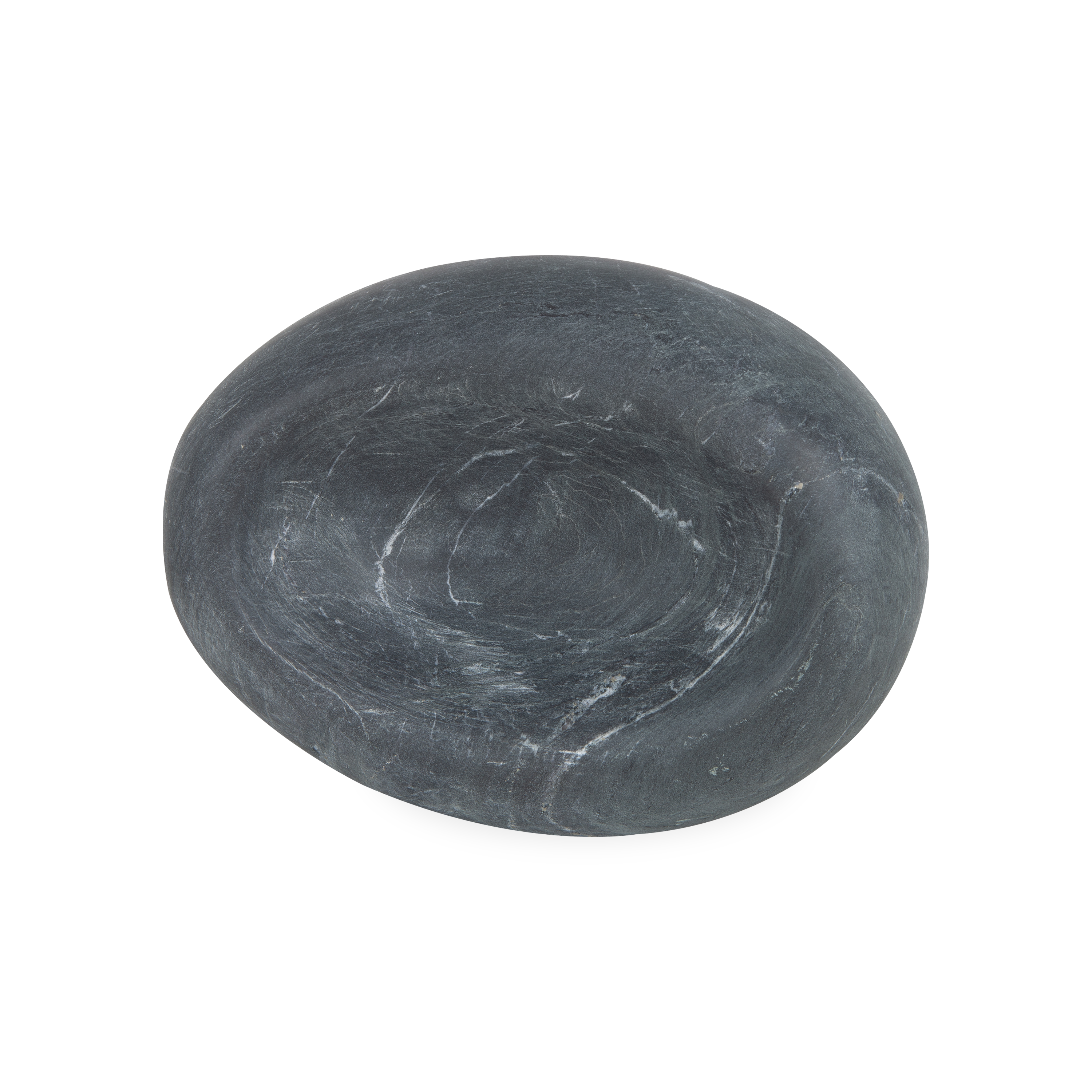 Lagoon Marble Bowl - Handcrafted Natural Stone Serving Bowl for Fruit, Salad, Decor | Perfect for Kitchen, Dining Table, Wedding Centerpiece