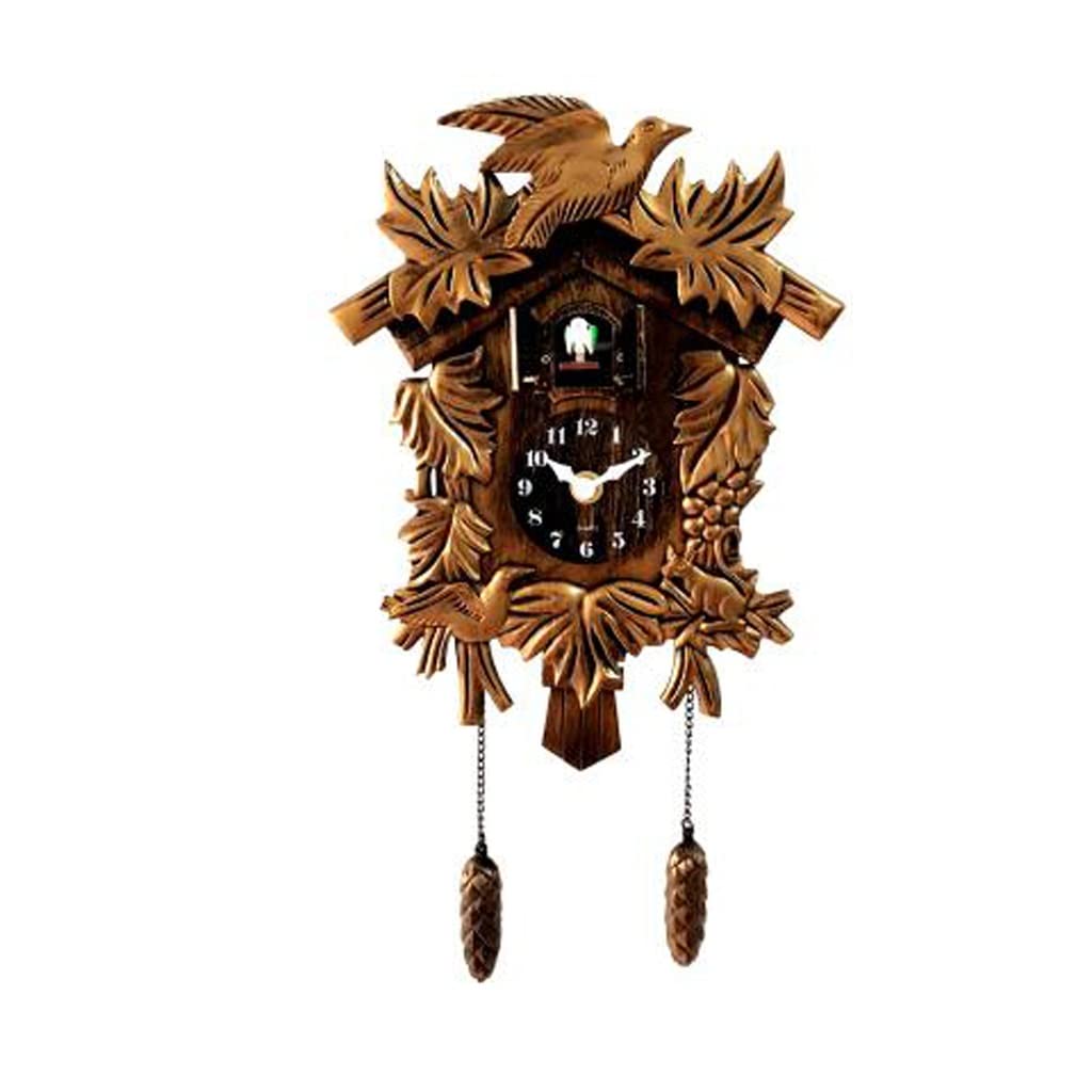 Handmade German Cuckoo Clock - Wooden Wall Clock with Pendulum & Bird Call for Living Room, Bedroom Decor - Perfect for Home, Office & Gifts | Traditional & Modern Style