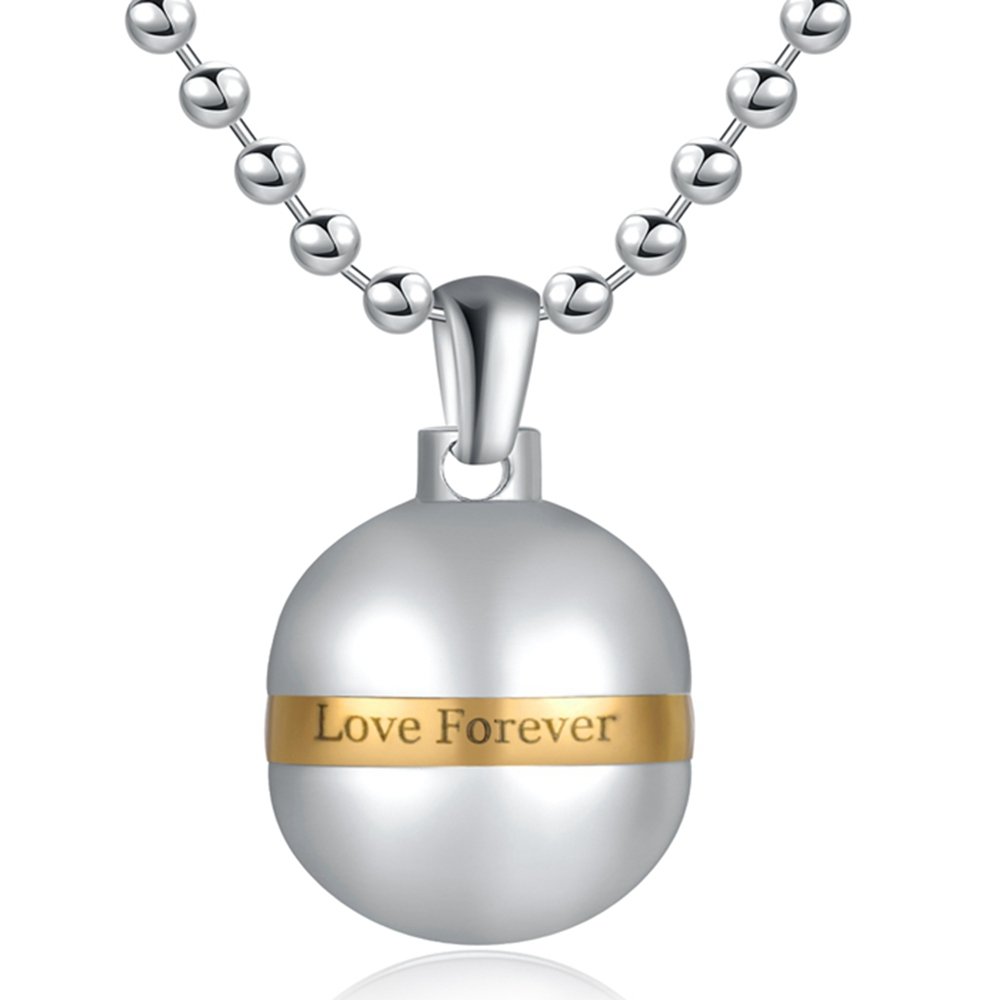 WIBERN Stainless Steel Women's Perfume Bottle Charm Pendant Necklace - Waterproof, Fade-Resistant Jewelry for Everyday Wear & Special Occasions