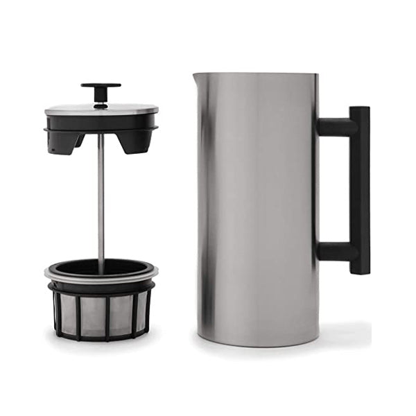 Premium Espro P6 French Press Coffee Maker - 32 oz Stainless Steel, Double Filter for Sediment-Free Brewing - Perfect for Home, Office & Camping Use