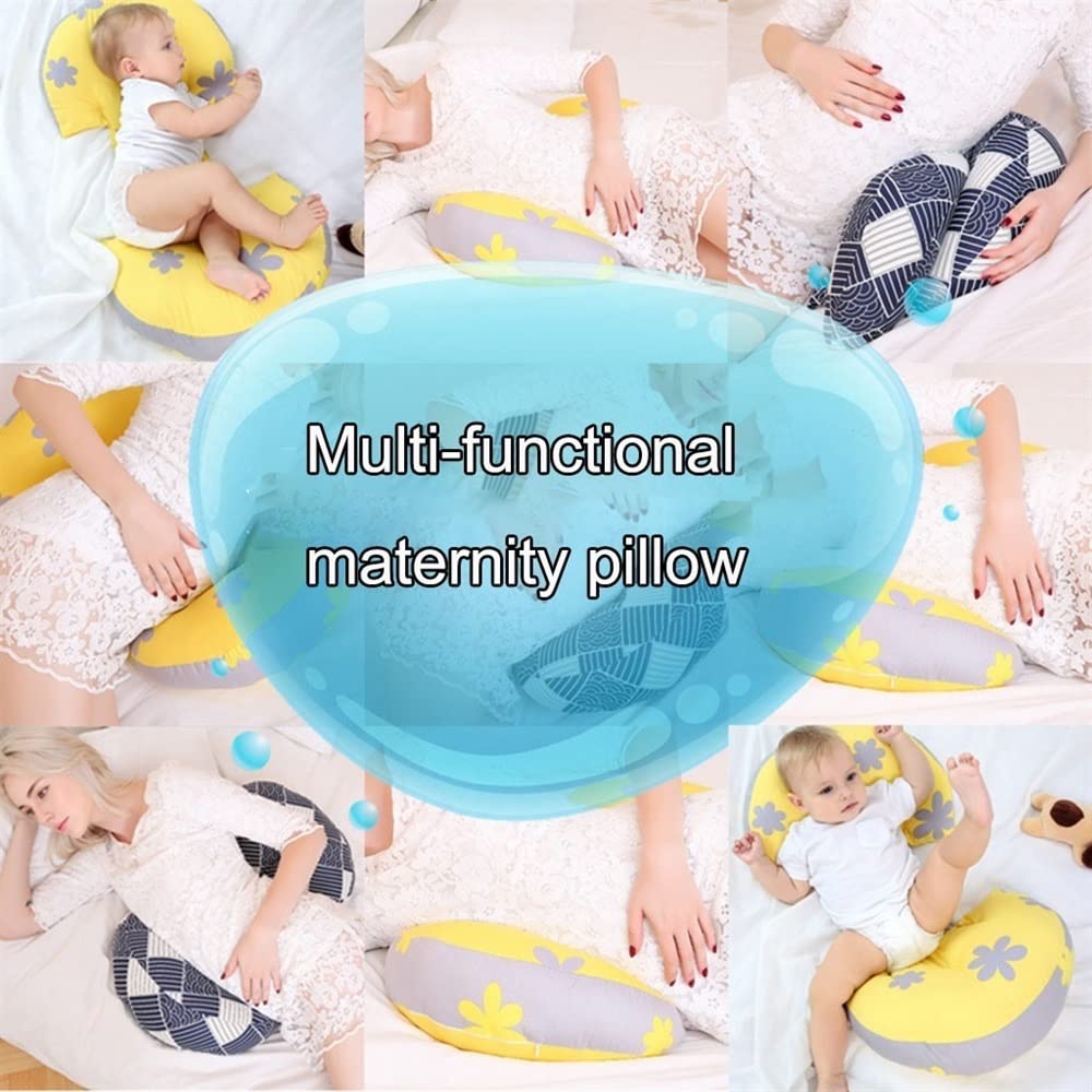 Best U-Shaped Pregnancy Pillow for Side Sleepers - Adjustable Maternity Pillow with Lumbar & Abdomen Support - Comfortable Cushion for Pregnant Women | Perfect for Sleeping, Nursing & Relaxing During Pregnancy