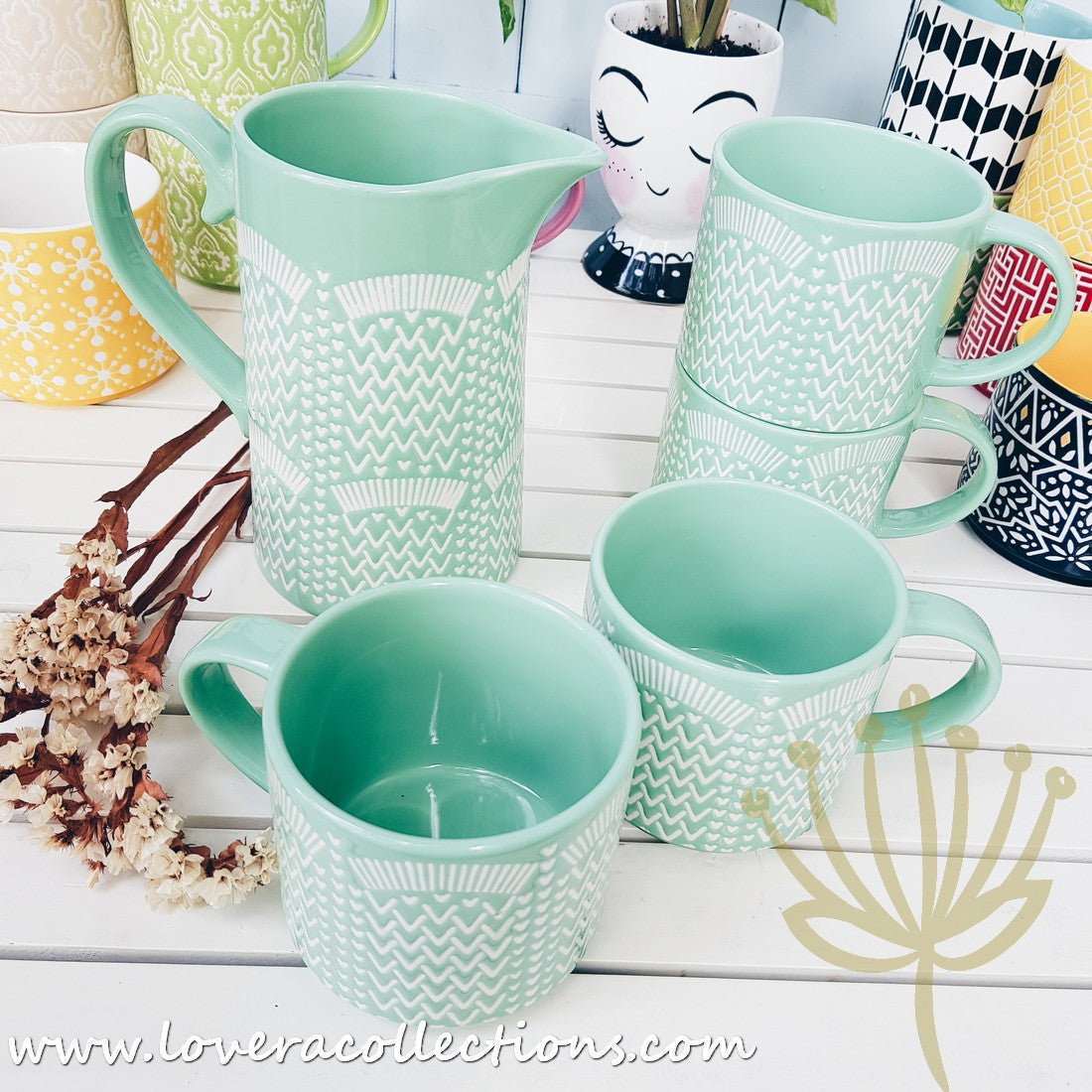50% Off + Buy 1 Get 1 Free - Cute Green Heart Shaped Coffee Mug - Perfect for Valentine's Day Gifts, Couples, and Cozy Home Decor