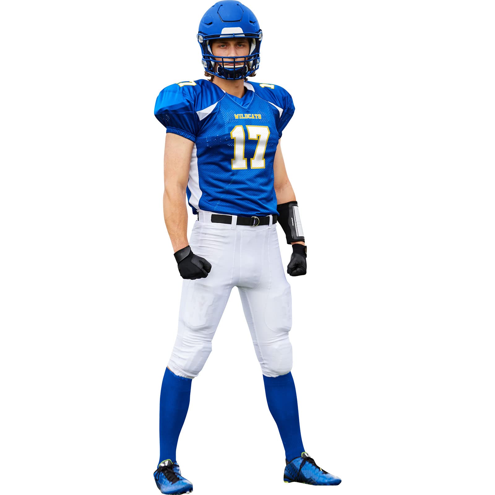 CHAMPRO Men's Compression Athletic Socks - Moisture Wicking Performance Socks for Baseball, Softball, Football, Basketball & Running - Ideal for Sports Training & Game Day