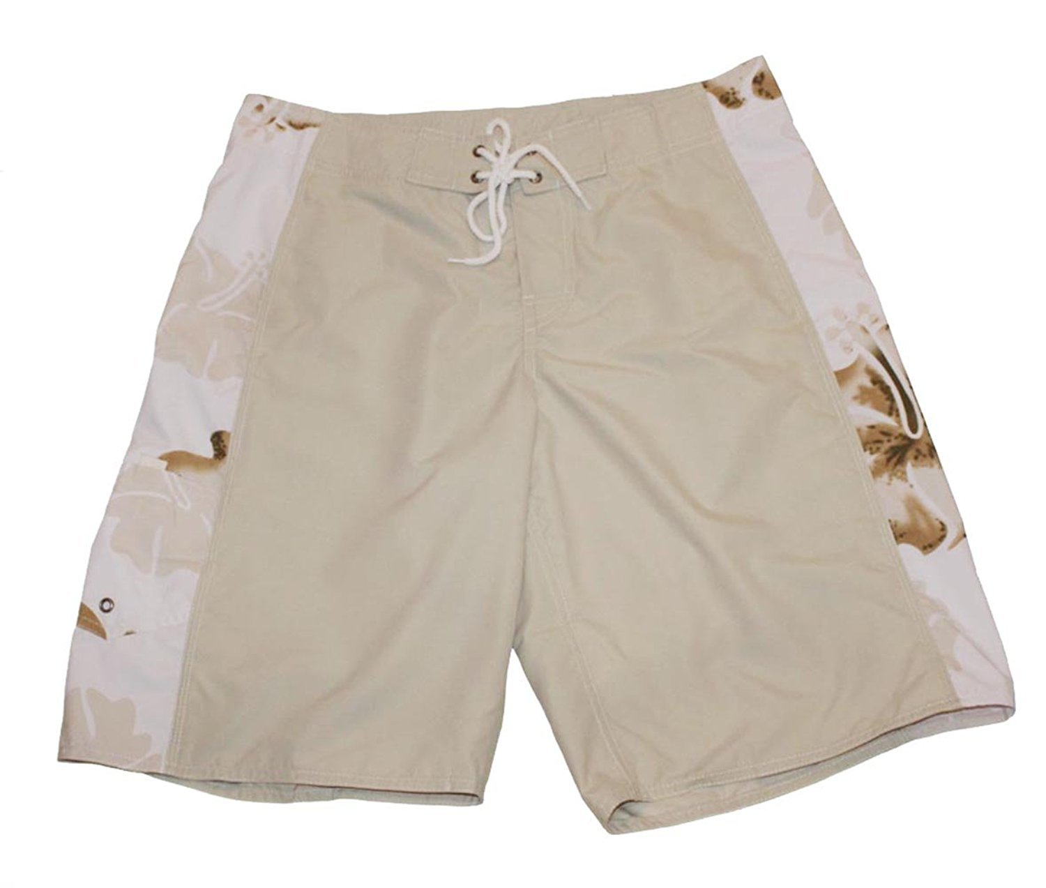 Men's Quick-Dry Swim Trunks with Pockets - Island Khaki 32