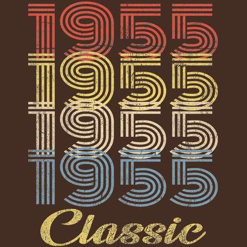 Vintage 1955 Retro 70th Birthday T-Shirt for Men - Classic 70 Years Old Gift Idea - Perfect for Birthday Parties, Family Celebrations & Milestone Events