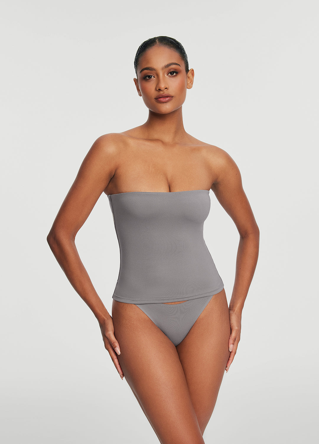 Seamless Full Length Tube Top for Women - Stretchy Comfortable Sleeveless Layering Top - Perfect for Yoga, Gym, Workout & Casual Wear