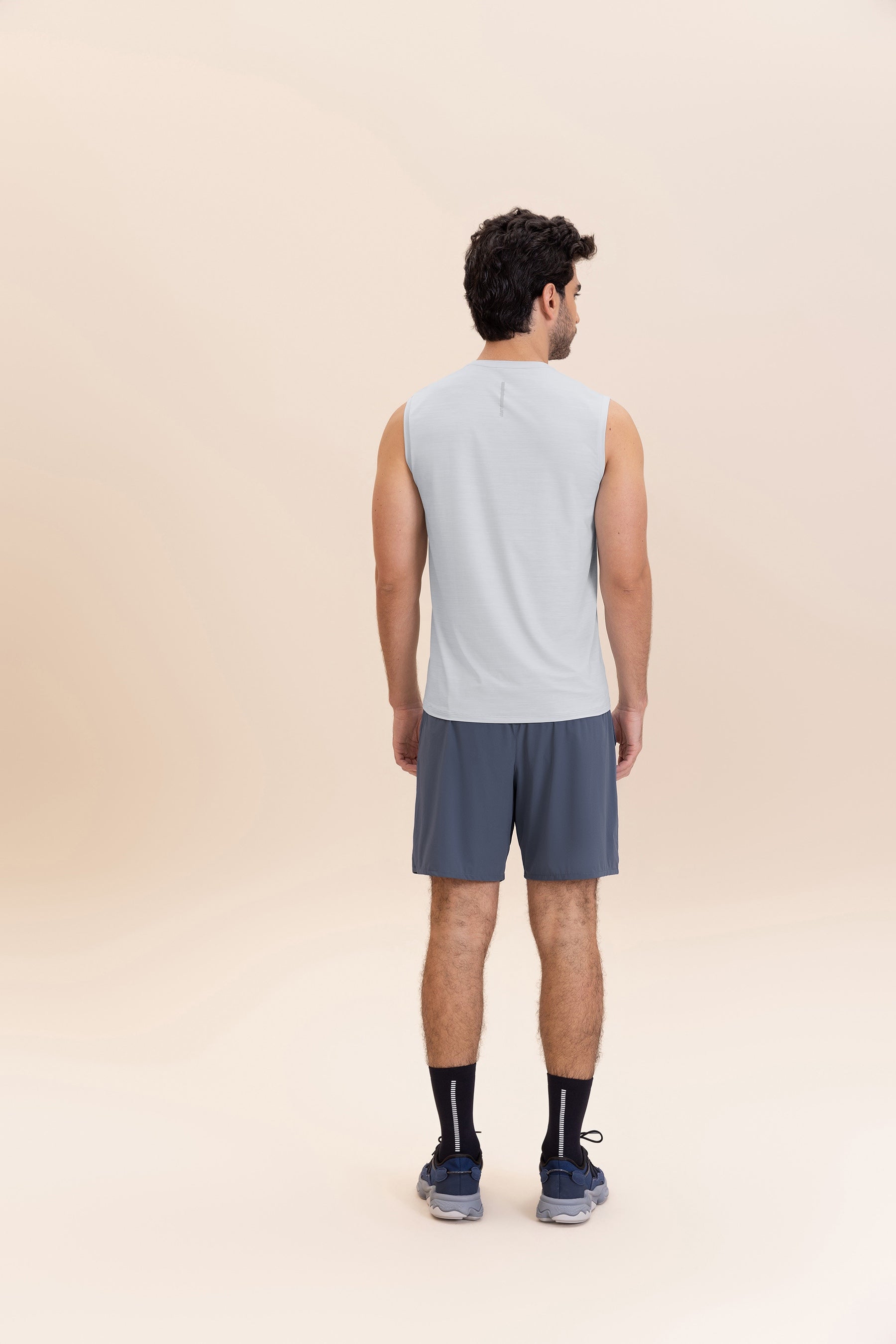 Comfy Melange Men's Tank Top - Breathable & Lightweight Summer Muscle Shirt for Gym, Running & Casual Wear