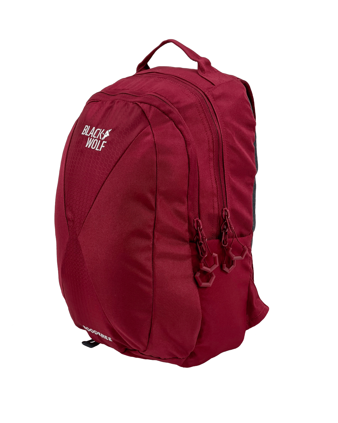 Black Wolf Booderee 20L Backpack - Tibetan Red Hiking Daypack for Outdoor Adventures, Travel & Daily Commute