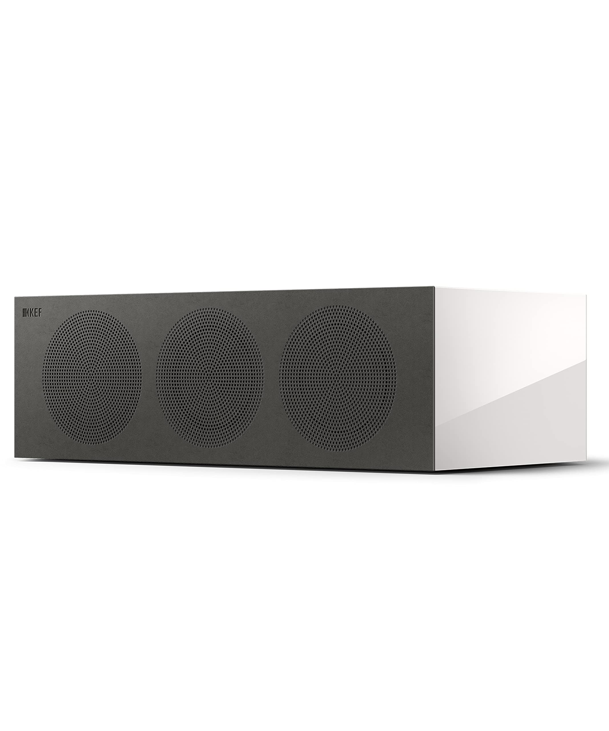 KEF R2 Meta Compact 3-Way Center Channel Speaker - High-End Home Theater Audio System (Gloss White Finish) | Perfect for Dolby Atmos Surround Sound & Movie Night Experience
