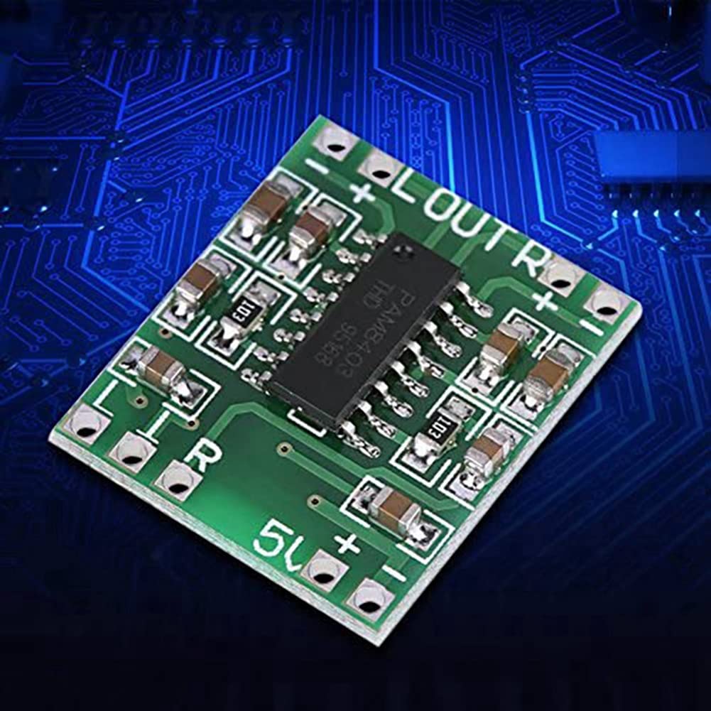 10Pcs PAM8403 Digital Audio Amplifier Board - 2x3W Class D Power Amp Module, 5V DC for DIY Speakers, Home Theater & Car Audio Systems