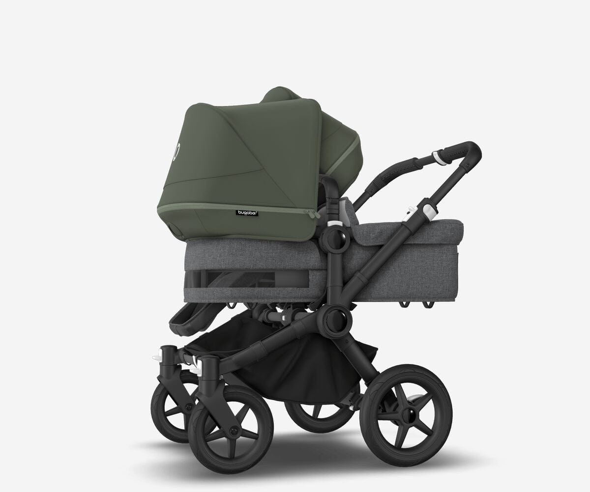 Bugaboo Donkey 5 Duo Complete Stroller - Premium Twin Baby Stroller with Reversible Seats | Perfect for City Walks, Travel & Everyday Use with Toddlers