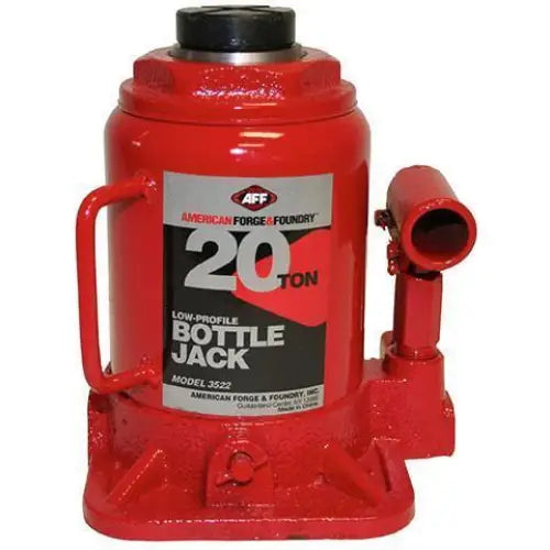 Heavy Duty AFF Short Body Bottle Jack - 20 Ton Hydraulic Car Lift Jack for Trucks, SUVs & Vehicles - Ideal for Auto Repair, Tire Changes & Emergency Roadside Assistance