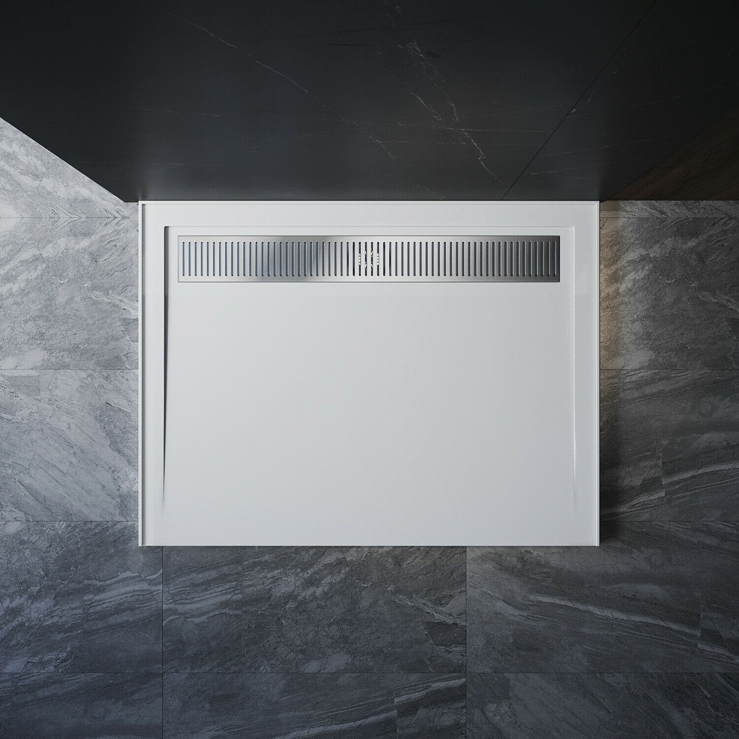 Premium White Rectangle SMC Shower Base - Durable & Elegant Bathroom Upgrade for Modern Homes & Renovations