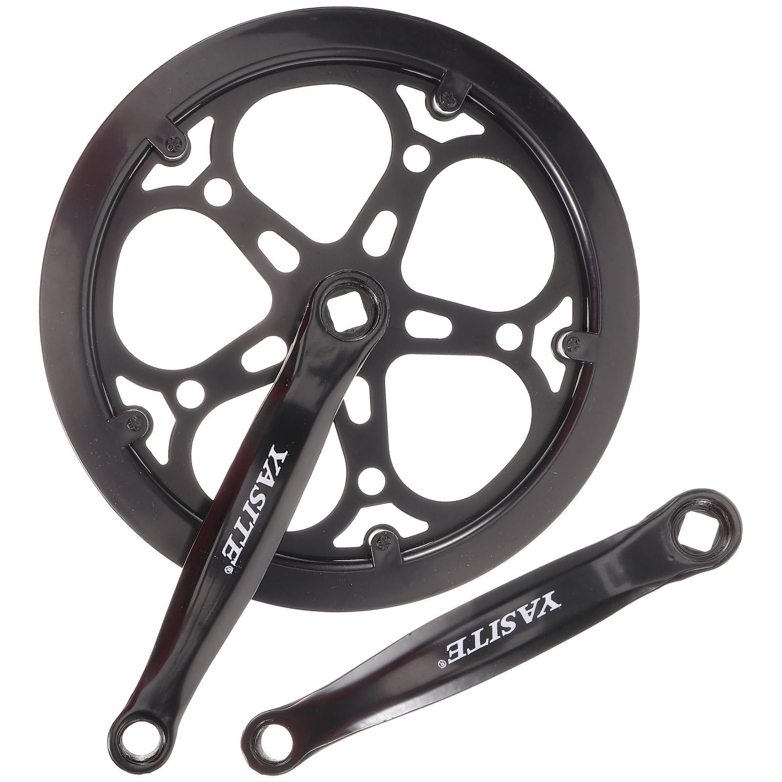 52T 170mm Bike Crankset - Single Speed & Mountain Bike Replacement Crank Arm Set | Durable Alloy Construction for Road & Trail Cycling | Perfect for Commuting, Fitness Riding & Off-Road Adventures