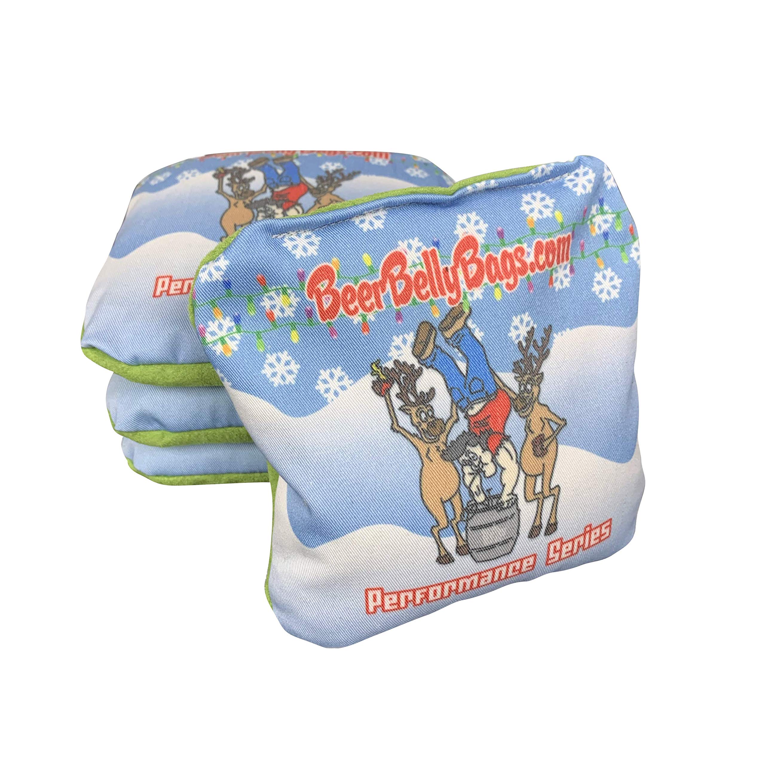 Pro Style Performance Cornhole Bags - Tournament Regulation 16oz Resin Fill (Set of 4) | Slow Sticky & Fast Slick Sides | Made in USA | Perfect for Backyard BBQs, Tailgating & Competitive Cornhole Tournaments