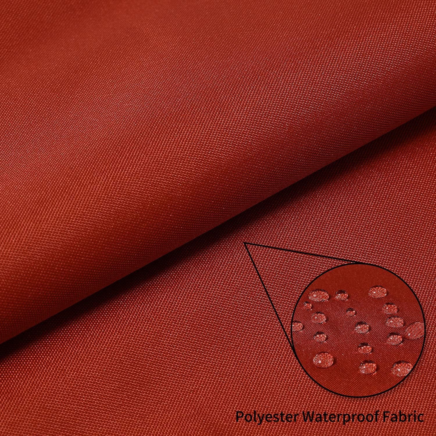 16'x16' Rectangle Shade Sail - UV Block, Waterproof Sun Canopy for Backyard, Patio, Garden & Pool - Rust Red (Customizable) | Perfect for Outdoor Relaxation, BBQ Parties & Sun Protection