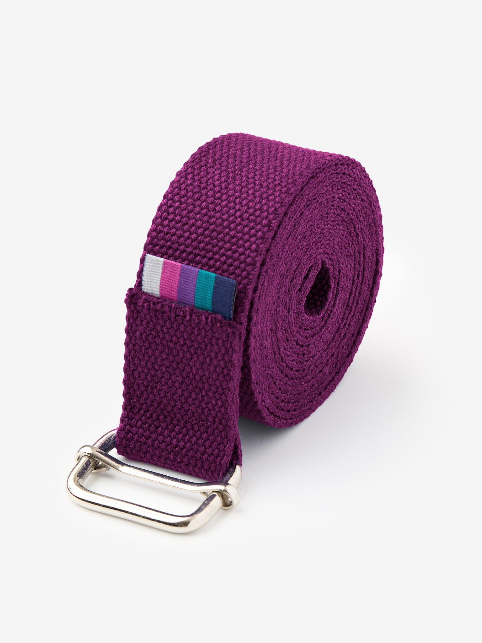 Organic Cotton Wide Yoga Belt for Stretching & Flexibility - Premium Yoga Strap for Poses, Pilates & Physical Therapy - Ideal for Home, Studio & Travel Use