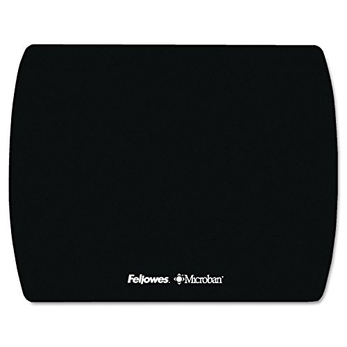 FEL5908101 - Fellowes Microban Ultra Thin Mouse Pad with Antimicrobial Protection | Non-Slip Desk Mat for Office, Gaming & Home Use | Smooth Tracking Surface for Computer & Laptop