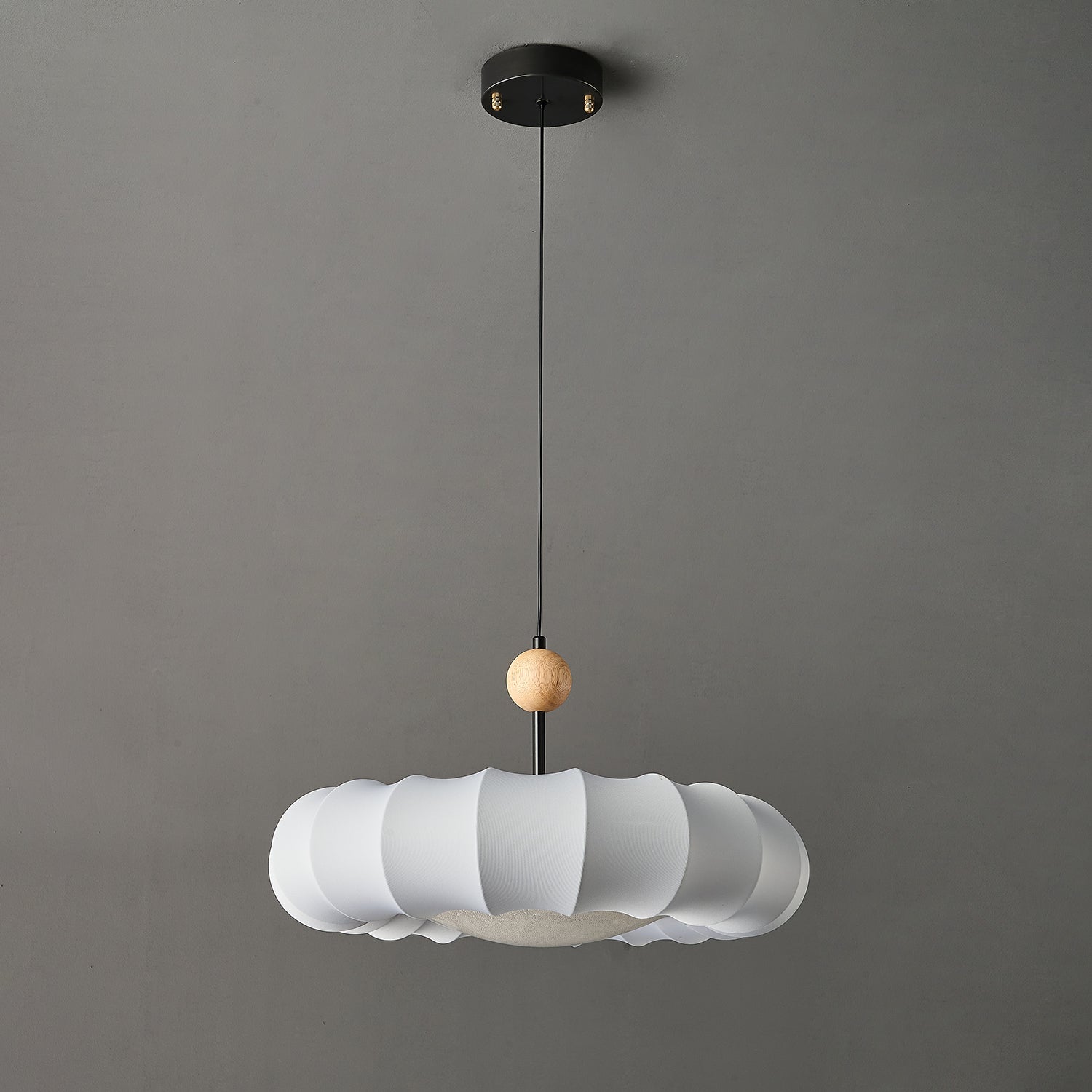 Modern Borealis Pendant Light - Nordic Style Glass Hanging Lamp for Kitchen Island, Dining Room & Living Room Decor - Energy Efficient LED Lighting Fixture for Home & Office Spaces
