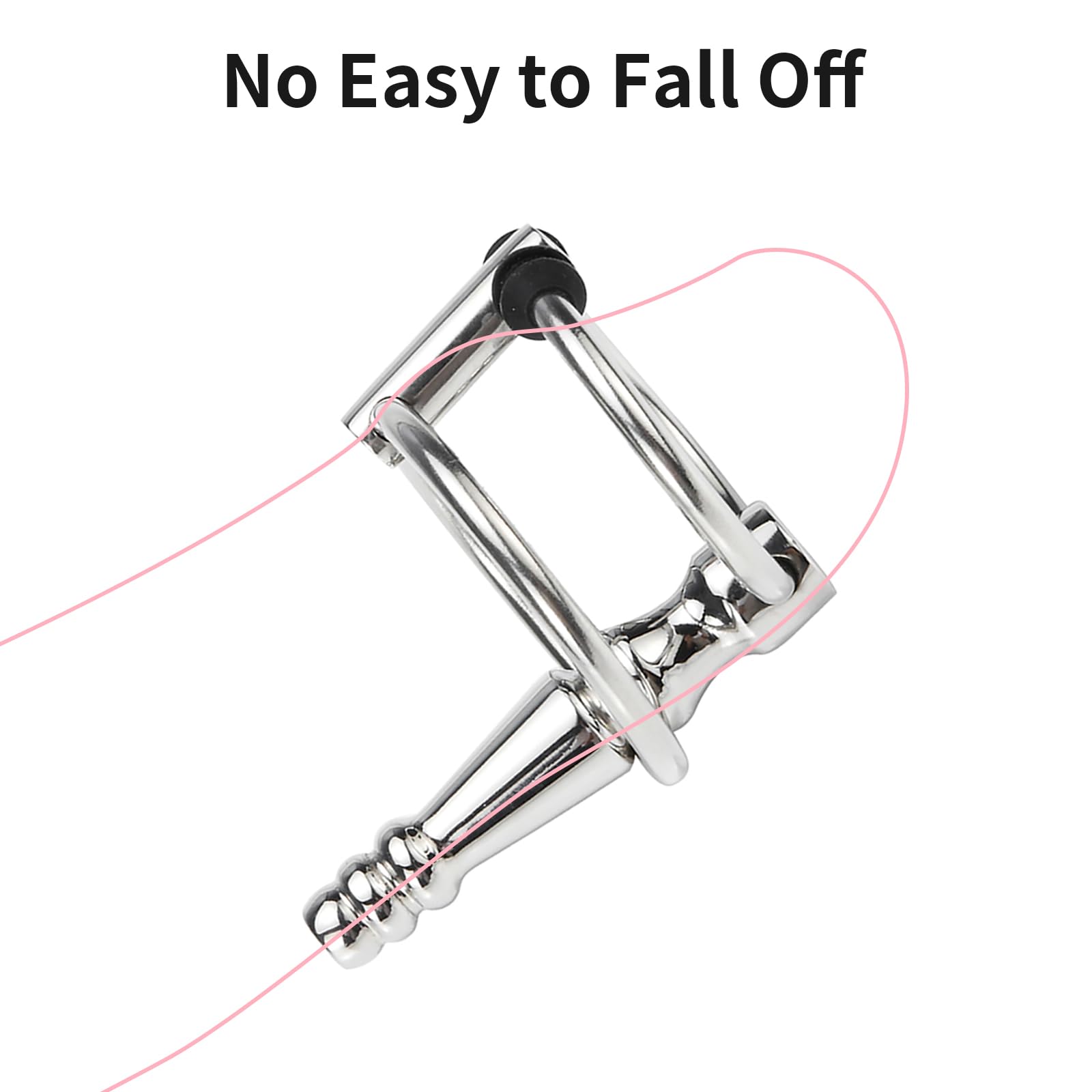 Stainless Steel Hollow Urethral Dilator with Double Cock Ring - Medical Grade Penis Plug for Men's Urethral Sounding | Safe Sex Toy for BDSM & Prostate Stimulation