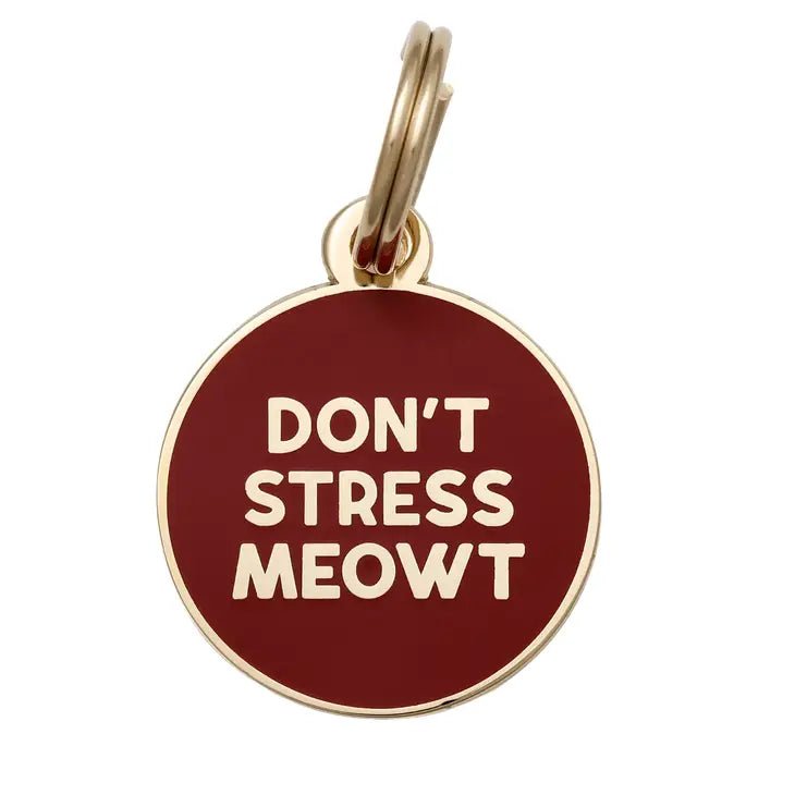 Custom Cattitude Pet ID Tag - Personalized Cat Collar Tag with Name & Phone Number - Perfect for Cats & Kittens Safety