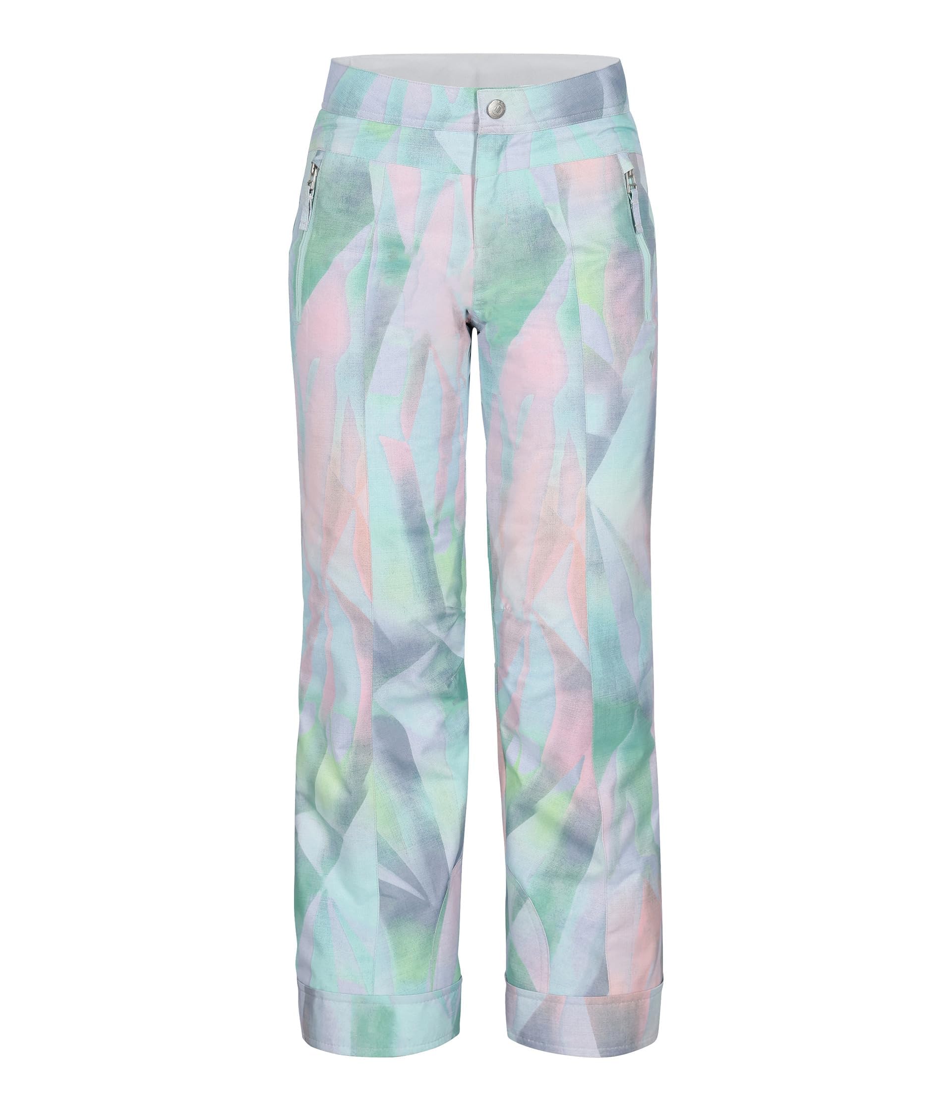 Obermeyer Girls Brooke Print Pants for Little Kids & Big Kids | Water-Resistant Snow Pants for Skiing, Snowboarding & Winter Outdoor Play