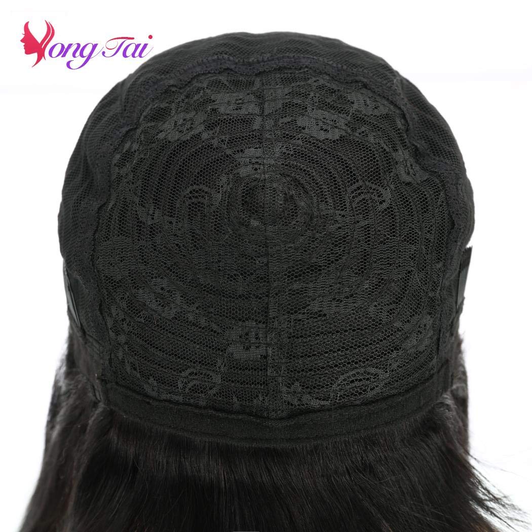 Brazilian Virgin Human Hair Body Wave Wigs with Bangs - Glueless Machine Made Lace Front Wigs for Black Women - 150% Density, 22 Inch Natural Color - Perfect for Daily Wear, Parties, and Special Occasions