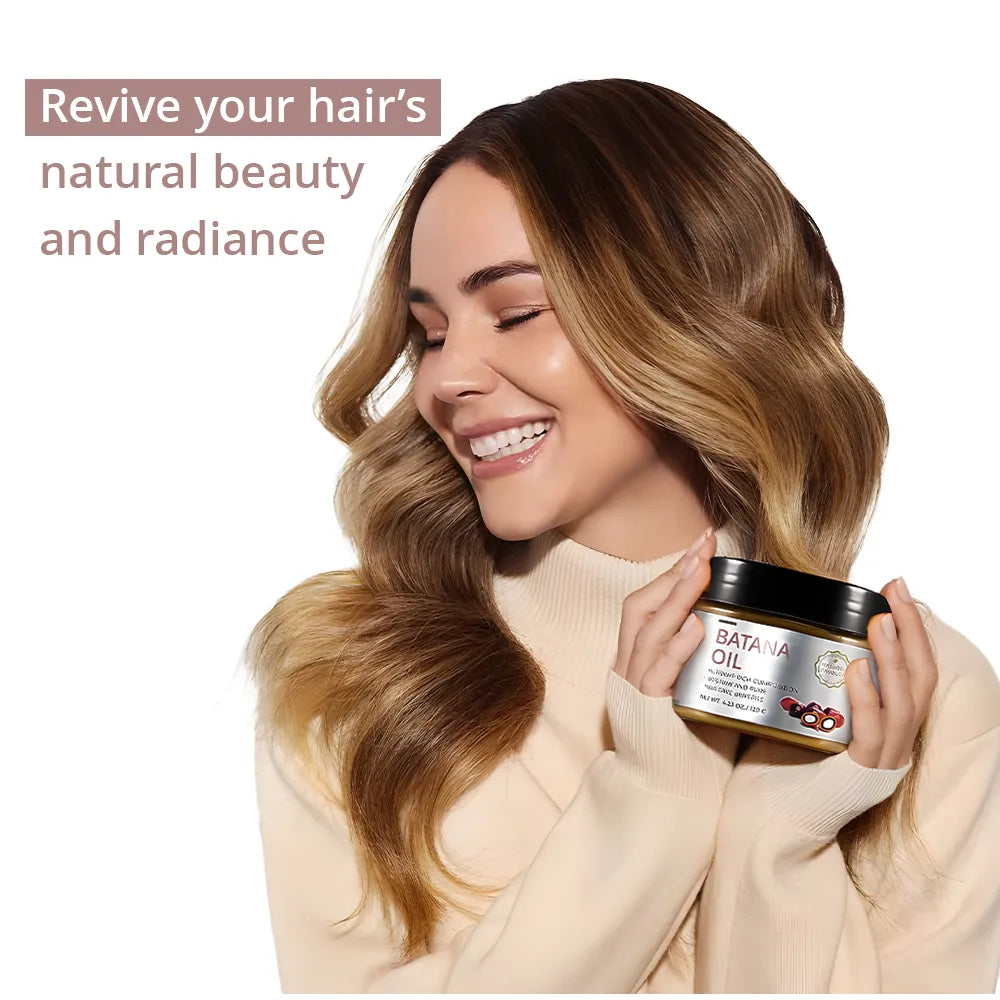 Organic Batana Hair Oil for Growth & Repair - Natural Deep Conditioning Treatment for Dry, Damaged Hair - Perfect for Daily Use, Scalp Massage & Hair Styling