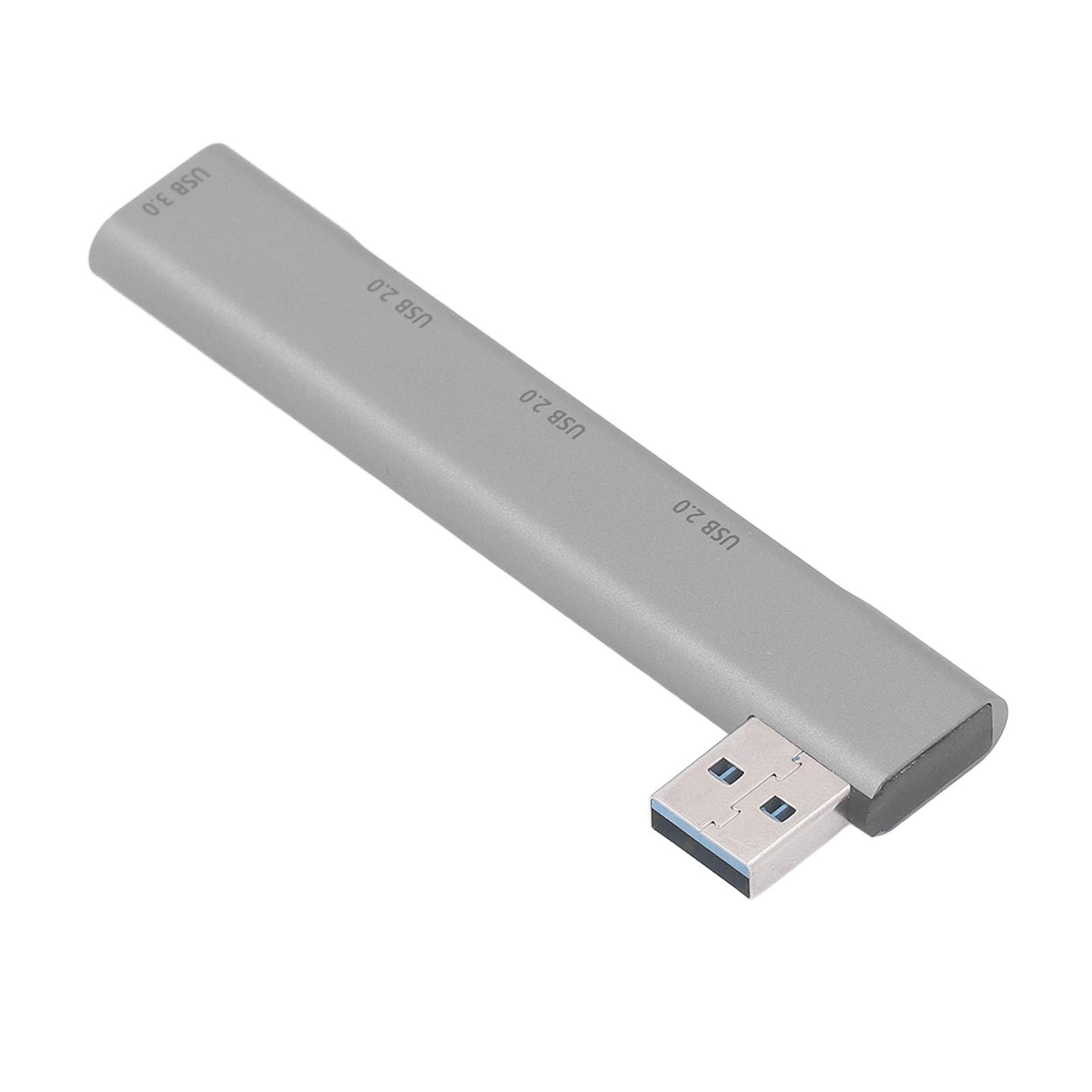 4-Port USB 3.0 Hub with OTG & USB-C - Aluminum Splitter for Laptop, Keyboard, Mouse - Plug & Play