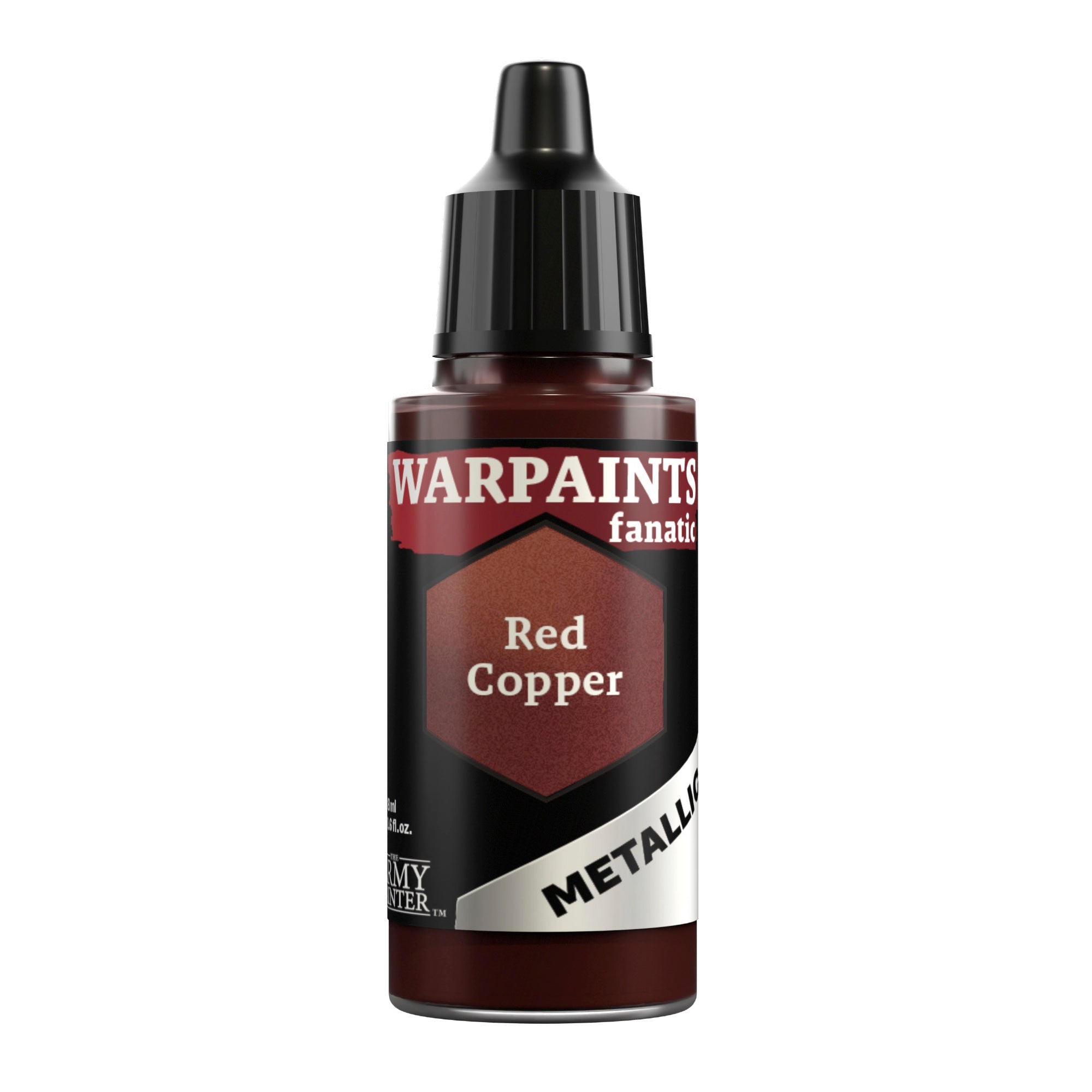 Warpaints Fanatic Metallic Red Copper - Premium Metallic Acrylic Paint for Miniatures, Models & Cosplay - Perfect for Warhammer, D&D, and DIY Craft Projects