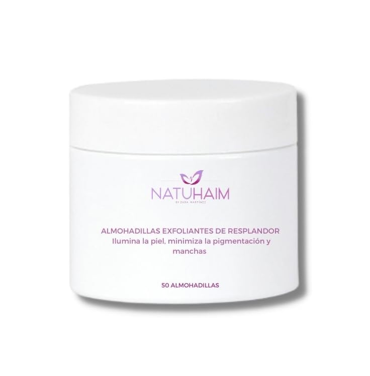 Natuhaim Glow Pads - Brightening, Exfoliating & Acne Treatment for Clear Skin | Perfect for Nighttime Skincare Routine & Travel