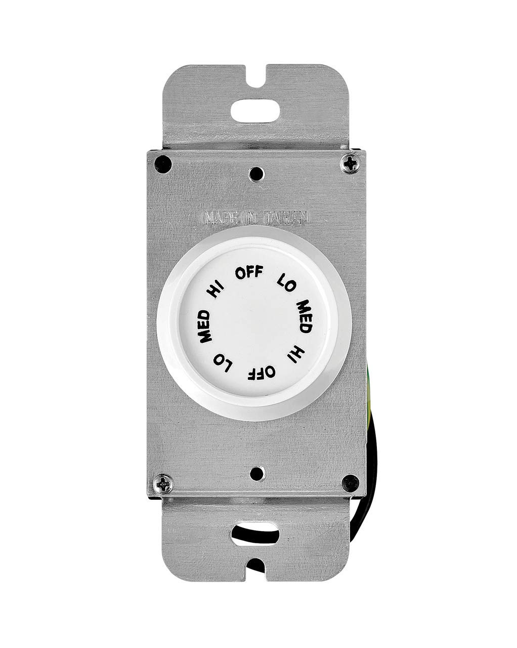 Hinkley 980010FAW 3-Speed Rotary Wall Control for Ceiling Fans - Perfect for Living Room, Bedroom & Office Fan Speed Adjustment