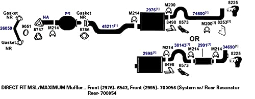 AP Exhaust Muffler 6543 - Durable Performance for Cars & Trucks