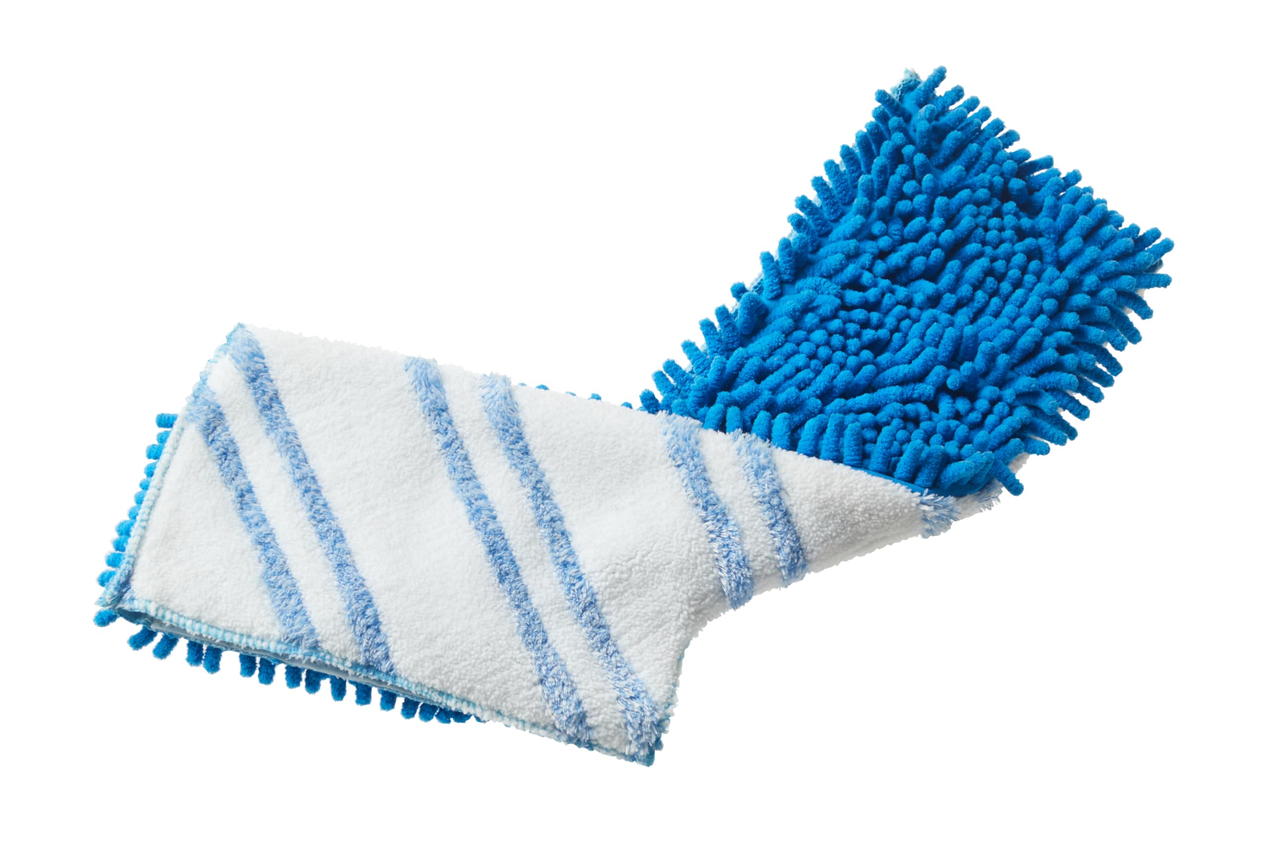Clorox Dual Action Dust Floor Mop Microfiber Refill Head - Machine Washable, Blue - Perfect for Hardwood, Tile & Laminate Floors - Dust & Debris Pickup