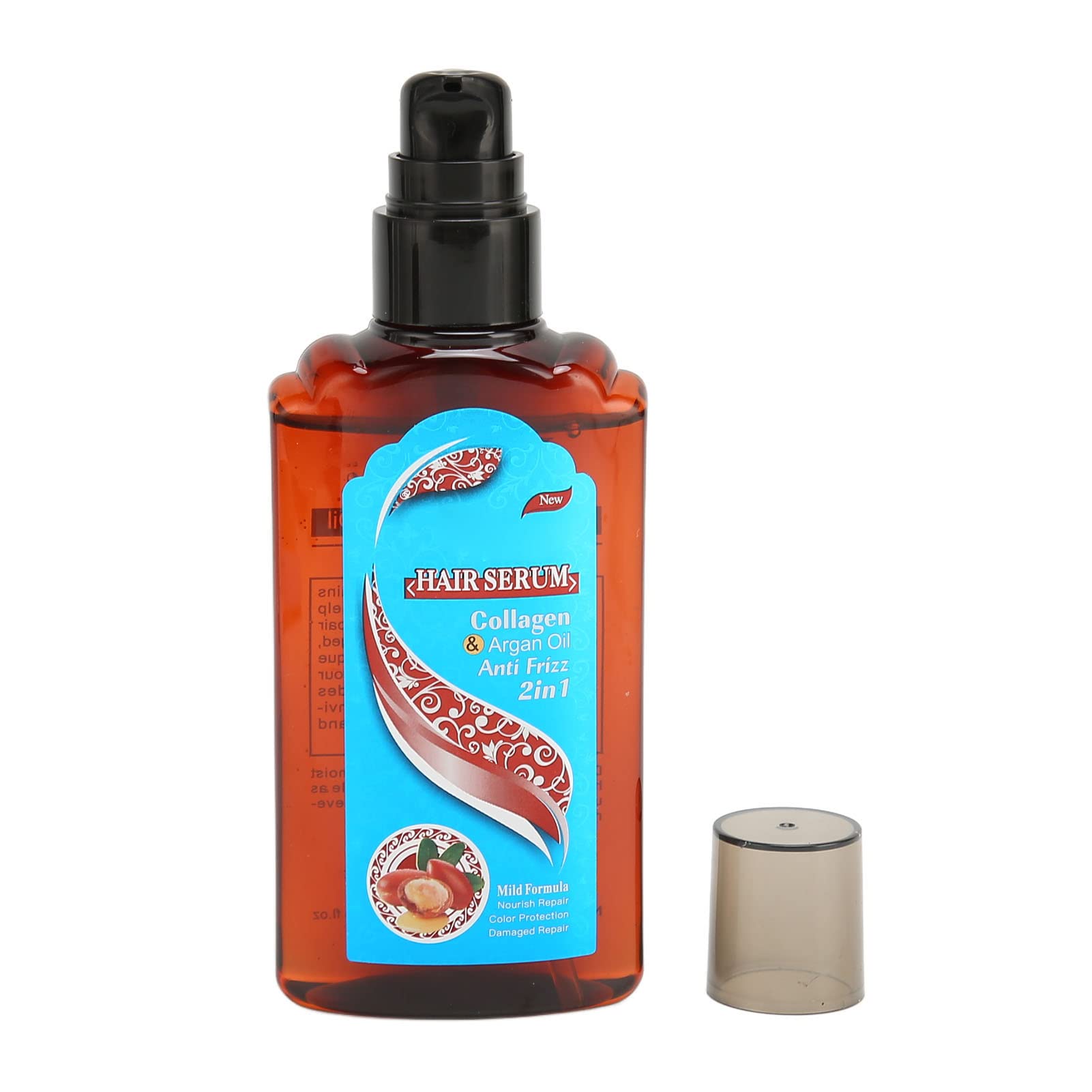 Pure Moroccan Argan Oil for Hair - Natural Hair Care Treatment for Dry, Damaged Hair - Strengthens & Nourishes - Perfect for Home Use & Travel - Great for Daily Styling, Split Ends & Scalp Massage