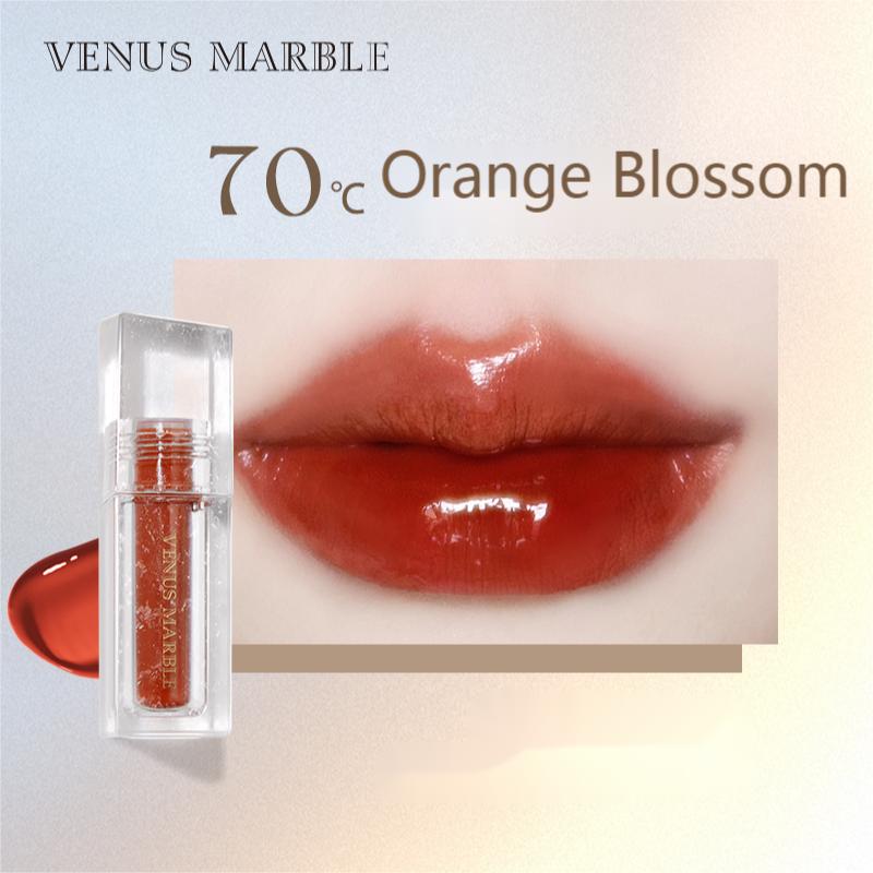 VENUS MARBLE Iceland Spar Mirror Lip Gloss - Shiny Hydrating Lip Gloss with High Pigmentation for Daily Wear & Special Occasions