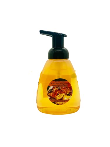 Golden Amber 8.3 oz Foaming Hand Soap - Natural Vegan Hand Wash, Free from Parabens, Sulfates, Gluten, Phthalates & Formaldehyde, Cruelty-Free - Perfect for Bathrooms, Kitchens & Gifting by Homebody Scents