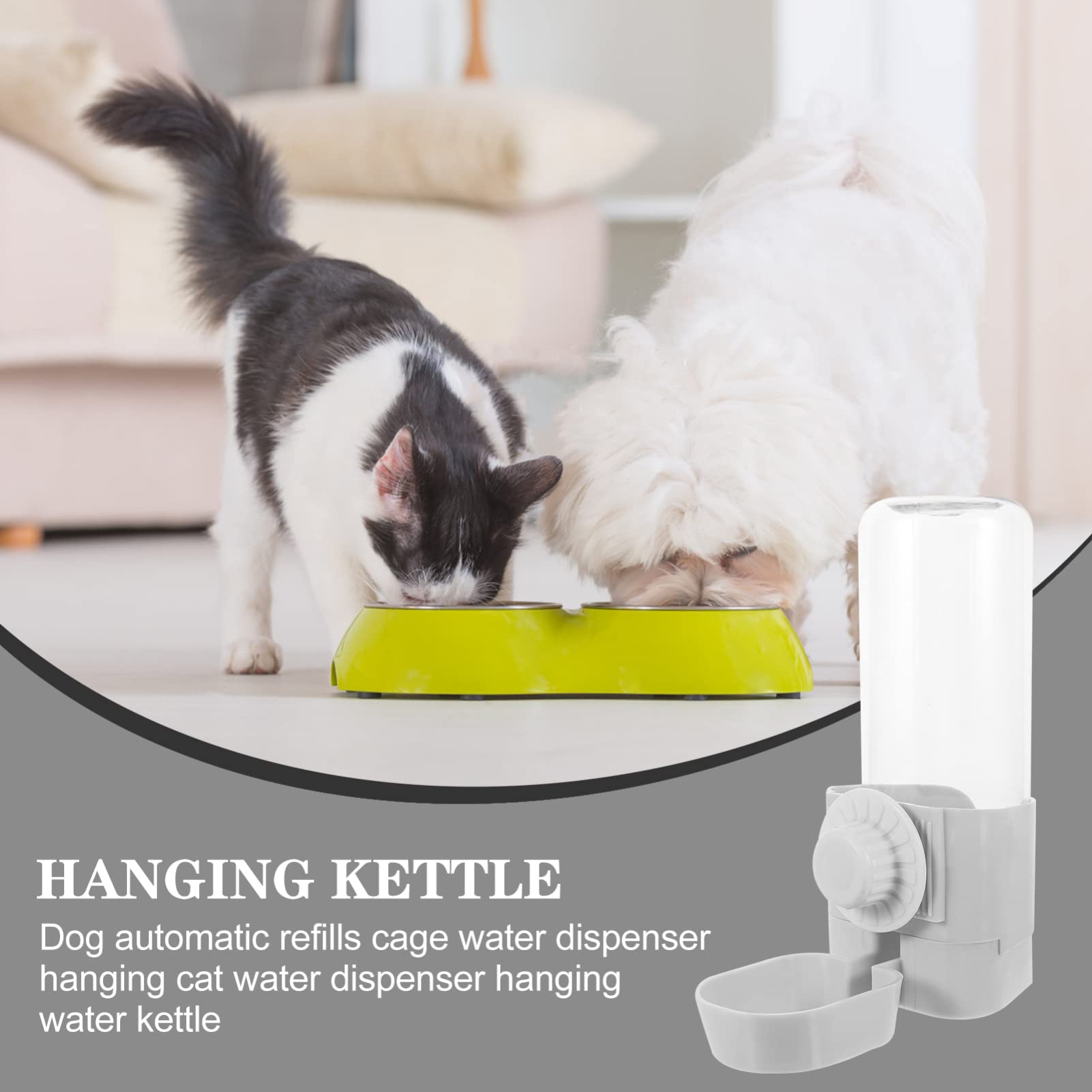 POPETPOP Portable Dog Water Bottle - Leak-Proof Pet Water Dispenser for Cats and Dogs, Ideal for Outdoor Walks, Hiking, and Travel