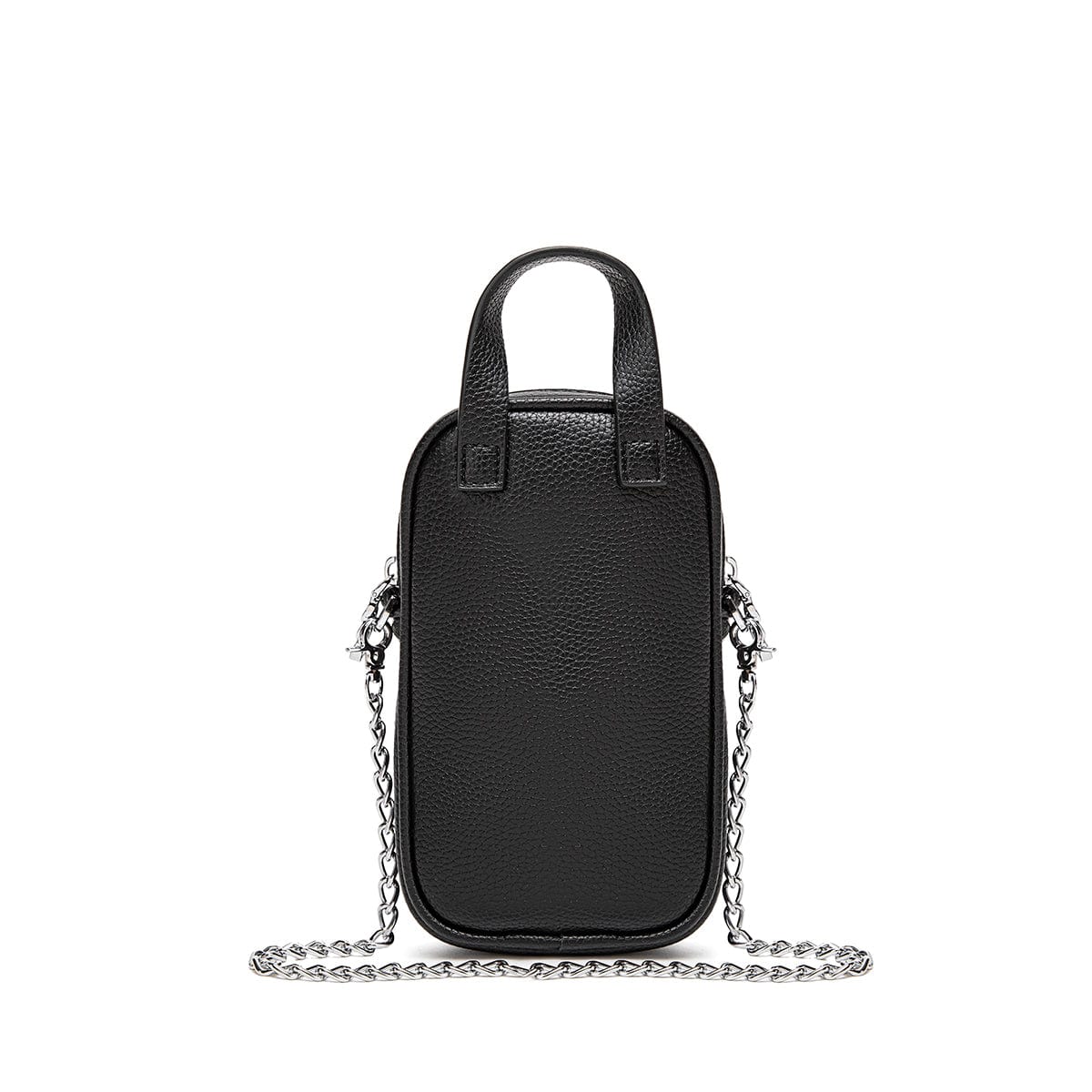 Cassandra Vegan Leather Crossbody Phone Case - Black Pebbled Leather for iPhone & Android | Stylish & Durable for Everyday Use, Travel & Work