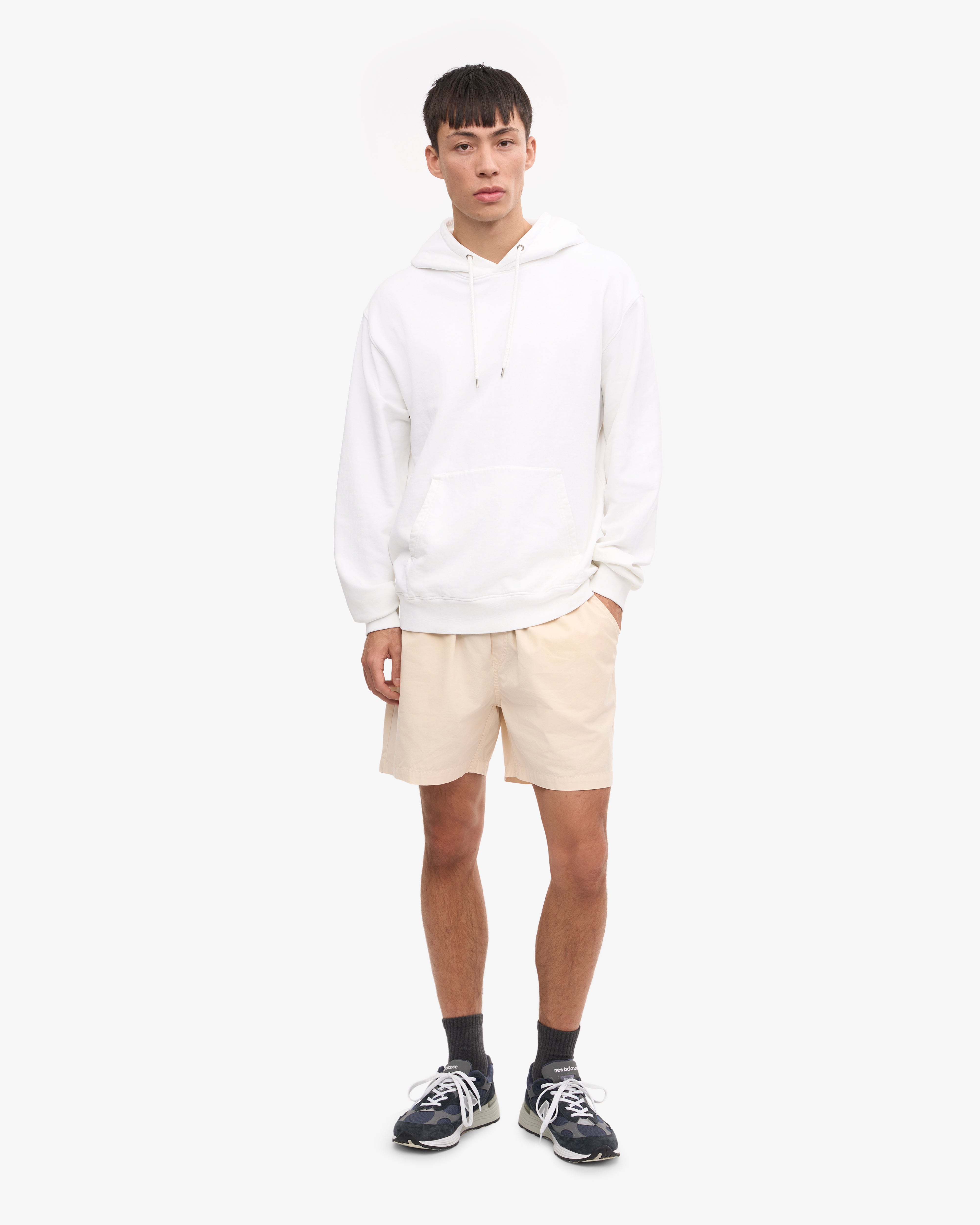 Classic Organic Hooded Sweatshirt for Men & Women - Soft & Comfortable Optical White Pullover for Casual Wear & Outdoor Activities