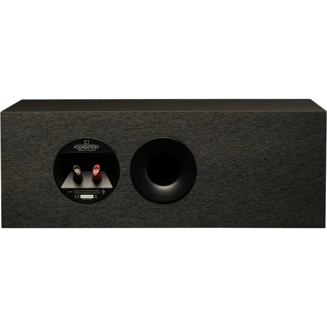 MartinLogan Foundation Series C1 2.5-Way Center Channel Speaker - Premium Home Theater Sound System for Movies & Music