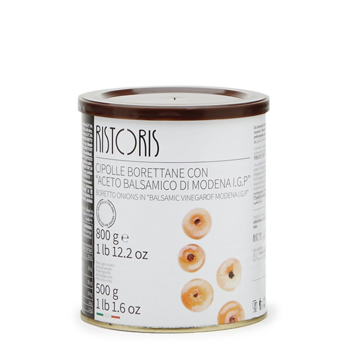 Premium Italian Boretto Onions - Fresh, Crunchy & Versatile Canned Onions (12.2 oz / 800g) - Perfect for Salads, Sandwiches, Pasta & Italian Cuisine